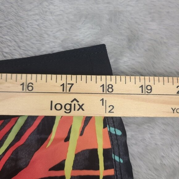 Hurley Mens 33 Board Shorts Swim Trunks Hawaiian Beach‎ Palm Tree Ocean Surf - Picture 4 of 12